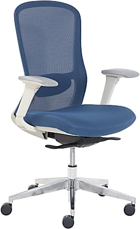 StyleWorks Tokyo Ergonomic Mid-Back Ergonomic Mesh Chair, Indigo