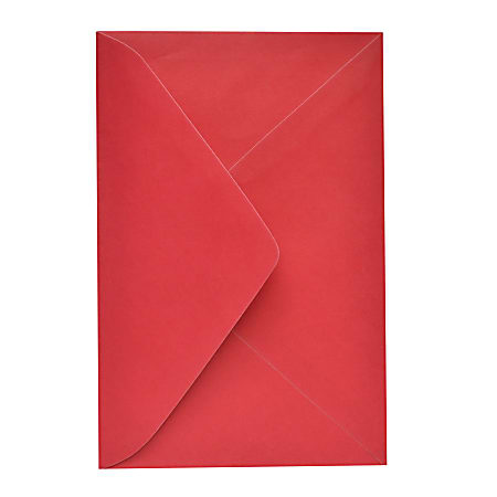 Gartner Studios® Holiday-Themed Envelopes, A9, Gummed Seal, Red, Pack Of 40