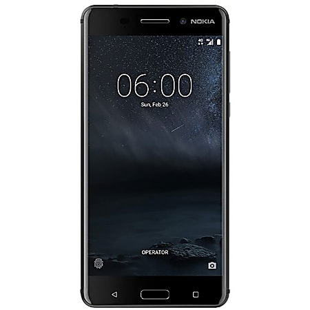Nokia 6 TA-1025 Cell Phone, Black, PNN100292