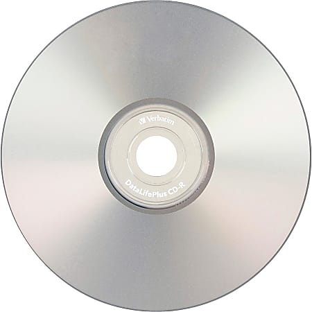 Verbatim CD R 700MB 52X DataLifePlus Silver Inkjet Printable 50pk ...