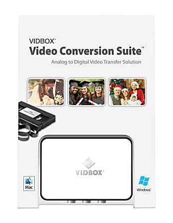 VidBox&reg; Video Conversion Suite&trade; 2.0, For PC/Mac&reg;, Disc