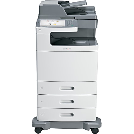 Lexmark X792DTE Color Laser All-In-One Printer, Copier, Scanner, Fax