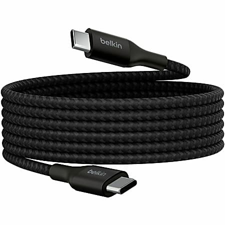 Belkin BoostCharge USB-C to USB-C Cable 240W - 6.56 ft USB-C Data Transfer Cable  - CAB015BT2MBK