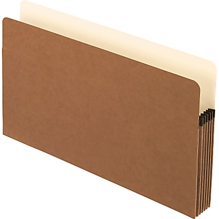 Pendaflex® Smart Shield™ File Pockets, Legal Size, Redrope, 5 1/4" Expansion