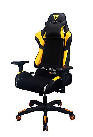 Raynor Energy Pro Gaming Chair BlackYellow - Office Depot
