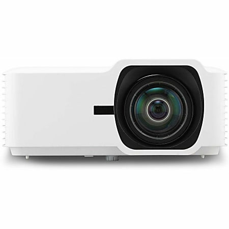 ViewSonic LS711HD 4200 Lumens 1080p Laster Projector with 0.49 Short Throw Ratio, HV Keystone, 4 Corner Adjustment, 360 Degrees Projection for Home and Office - Front - 1080p - 30000 Hour Normal Mode - 3,000,000:1 - 4200 lm - HDMI - DVI - USB