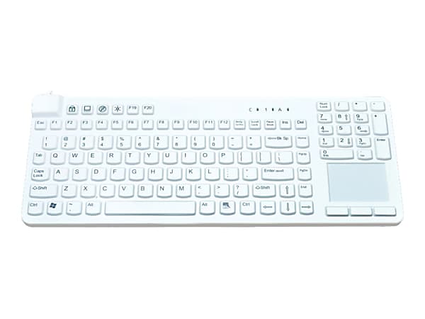 Man & Machine Really Cool Touch - Keyboard - USB - white - TAA Compliant