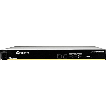 Avocent 32 - port ACS8000 Console System with single AC Power Supply, non - TAA - 32 x RJ45 Serial Ports - ACS8032SAC-400