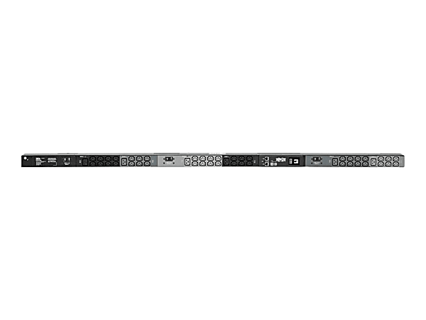 Tripp Lite 10kW 3-Phase Monitored PDU w/LX Platform Interface, 200/208/240V Outlets (42 C13 & 6 C19), Touchscreen LCD, IE - PDU3EVN6G30B