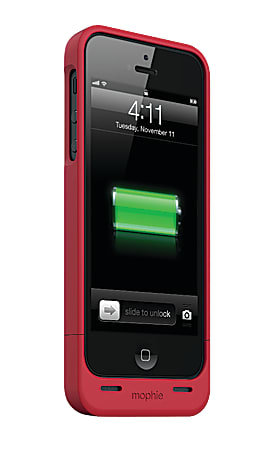 mophie Juice Pack Helium Charging Case For iPhone® 5/5s, Red