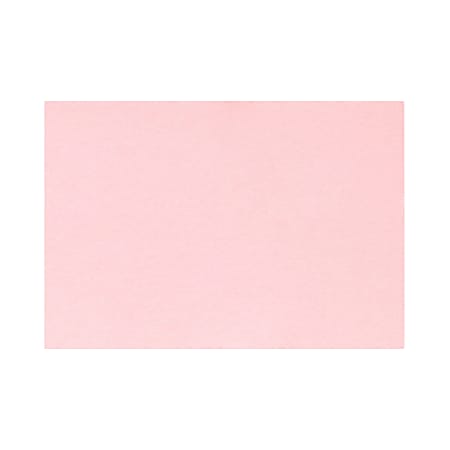 LUX Flat Cards, A9, 5 1/2" x 8 1/2", Candy Pink, Pack Of 250
