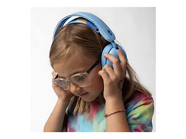 Skullcandy Grom Wired Childrens Over Ear Headphones With Microphone Surf  Blue SKDS6KAYR740 - Office Depot
