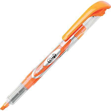Pentel 24/7 Highlighter - Chisel Marker Point Style - Orange