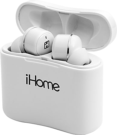 iHome XT-47 Pop-Up Sticks True Wireless Bluetooth® In-Ear Earbuds, White