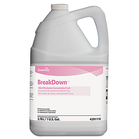 Diversey™ Breakdown™ Butcher's Odor Eliminator, Fresh Scent, 1 Gallon, Case Of 4