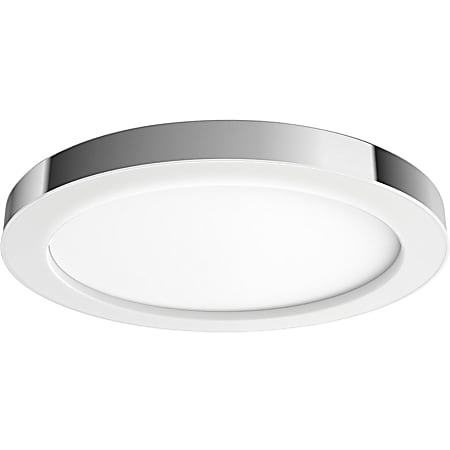 Philips Adore Ceiling Light - 2.4" Height - 16" Width - 40 W LED Bulb - 2400 lm Lumens - Metal, Synthetic - Wall Mountable - Chrome - for Bathroom, Home, Wall