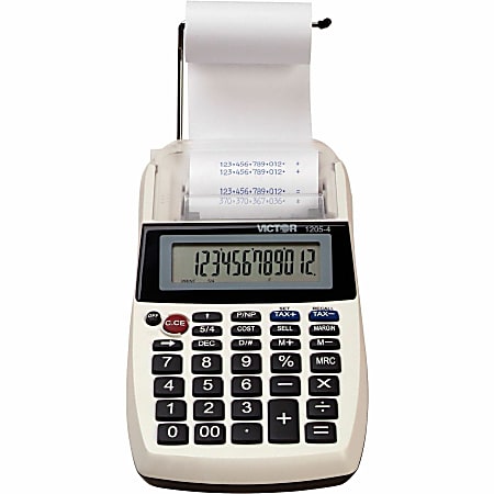 Victor® 1205-4 Commercial Desktop Printing Calculator
