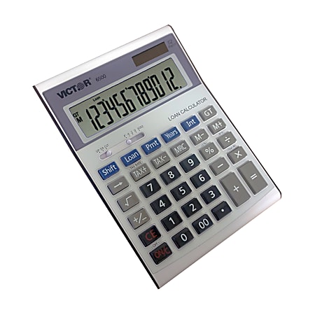 Victor® 6500 12-Digit Executive Desktop Financial Calculator With Loan Wizard