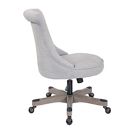 Grey tufted outlet desk chair