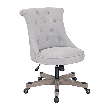 Office Star™ Hannah Tufted Office Chair, Fog/Gray