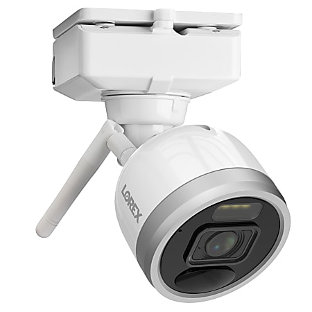 Lorex 2K 4.0-Megapixel Add-On Outdoor Wi-Fi Battery Security Camera, White