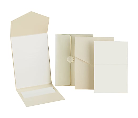 Great Papers! Pearl Shimmer Pocket Invitation Kit , 25 count
