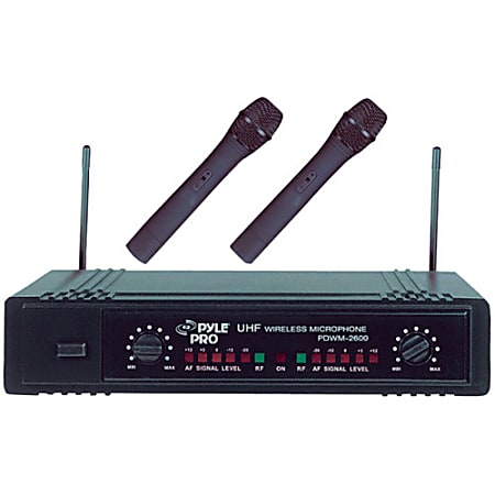 Pyle PDWM2600 Professional Microphone System - 710MHz to 850MHz System Frequency