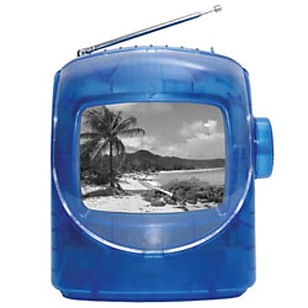 5" Black-And-White TV With Radio