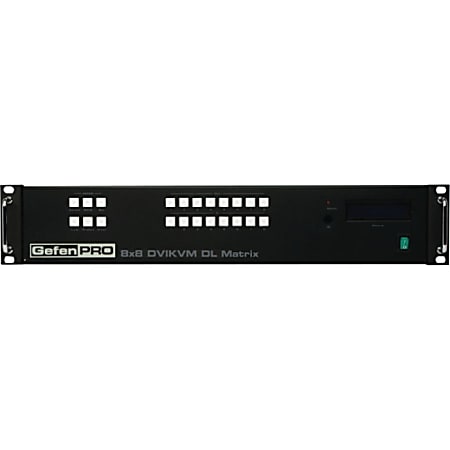 Gefen 8x8 DVI KVM Dual Link Matrix w/ Push Button Control