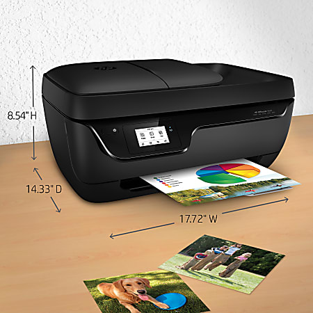 HP OfficeJet 3830 Wireless All In One Color Printer Office Depot