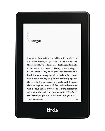 Amazon Kindle Paperwhite eReader With Special Offers, 4GB, 6", Black
