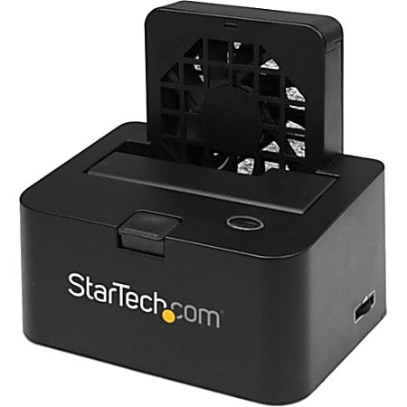 StarTech.com SuperSpeed USB 3.0 eSATA Hard Drive Docking Station with Cooling Fan