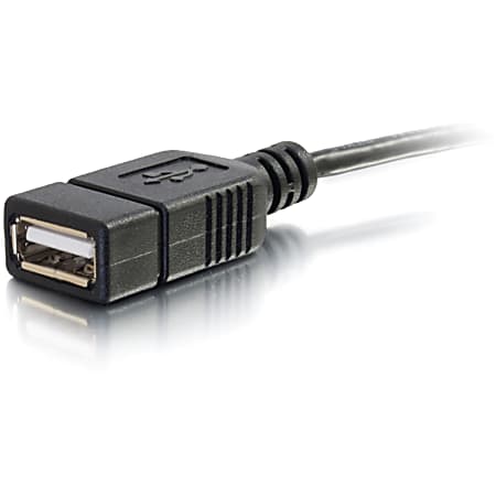 USB OTG Cable Micro B / A with Micro SD / SDHC Player 26cm Black - USB  Cables and Adapters - USB - PC and Mobile