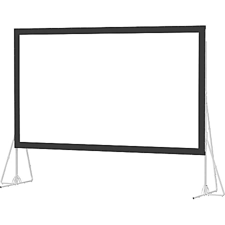 Da-Lite Heavy Duty Fast-Fold Deluxe 184" Projection Screen - 16:9 - Da-Tex - 90.2" x 159.8" - Tripod