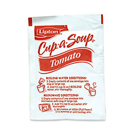 Lipton® Cup A Soup®, Tomato, 0.45 Oz., Box Of 22