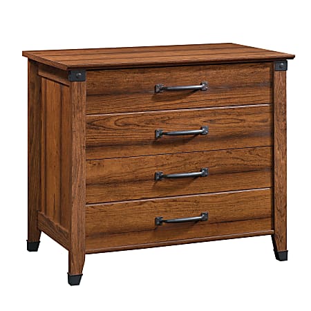 Sauder® Carson Forge 34-1/2"W x 20-3/8"D Lateral 2-Drawer File Cabinet, Washington Cherry