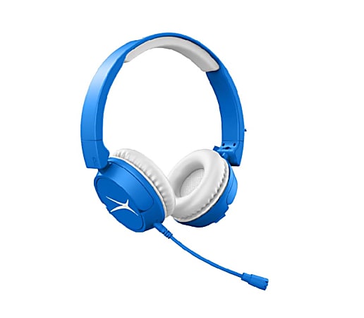 Altec Lansing® 3-In-1 Kid Friendly, Volume Limiting, Over-The-Ear Headphones, Blue, MZX4100-BLUB-STK-6