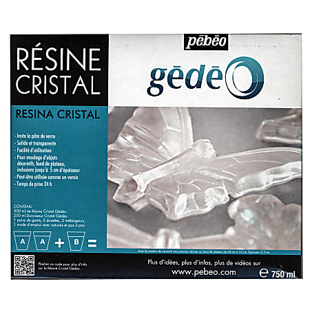 Pebeo Gedeo Crystal Resin, 750 mL
