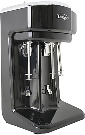 Omega M3000 Triple Spindle Milkshake Maker, Black/Silver