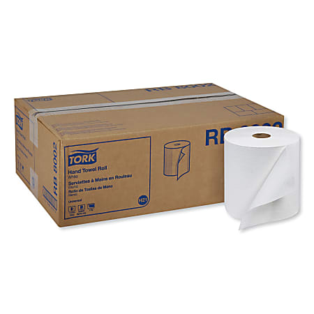 Tork® Universal 1-Ply Paper Towels, 800 Sheets Per Roll, Pack Of 6 Rolls