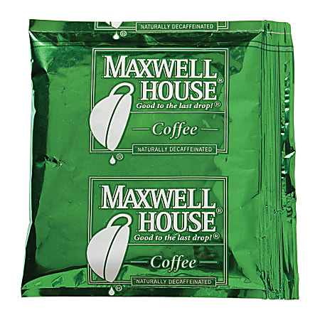 Maxwell House® Single-Serve Coffee Packets, Decaffeinated, Carton Of 42