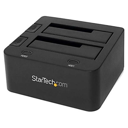 StarTech.com SuperSpeed USB 3.0 to Dual 2.5/3.5in SATA Hard Drive Docking Station