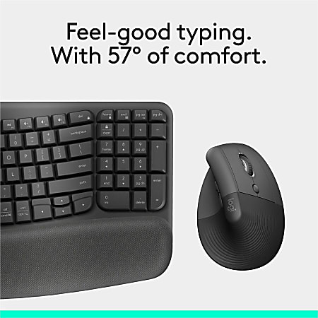 Logitech Wave Keys ワイヤレスキーボード　US配列 Logitech Wave Keys Wireless Keyboard