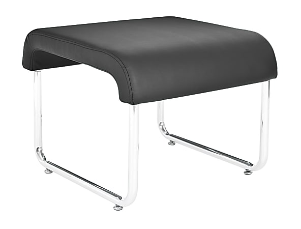 OFM Uno Backless Seat, 20 1/2"H x 28 1/2"W x 28 1/2"D, Black