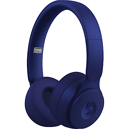 Beats by Dr. Dre Solo Pro Wireless Headphones - Stereo - Wireless - Bluetooth - Over-the-head - Binaural - Circumaural - Noise Canceling - Dark Blue