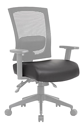 Boss Office Products Seat Cover With Antimicrobial Protection, Black