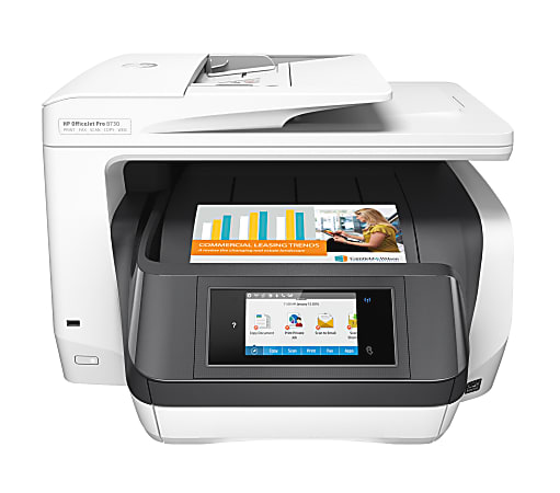HP OfficeJet Pro 8730 Wireless All-in-One Printer with Mobile Printing (D9L20A)