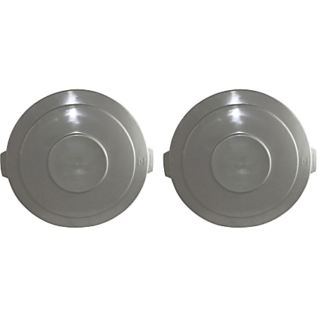Genuine Joe Gator 55-Gallon Container Lid - Plastic - 1 Each - Gray Genuine Joe Gator 55-Gallon Container Lid - Plastic - 1 Each - Gray
