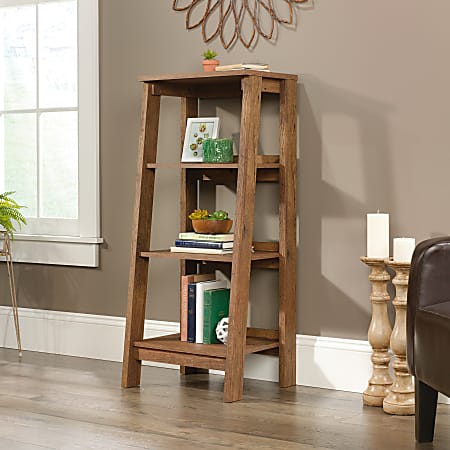 Shelf inservible trestle bookcase