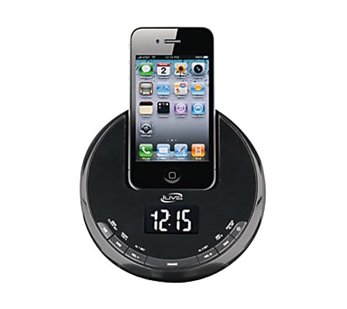 iLIVE Alarm Clock Radio, Black